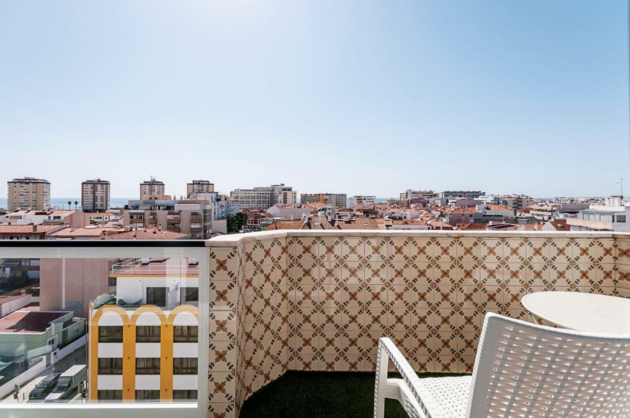 Lovely Lisboa Costa Da Caparica Seaview Apartment מראה חיצוני תמונה